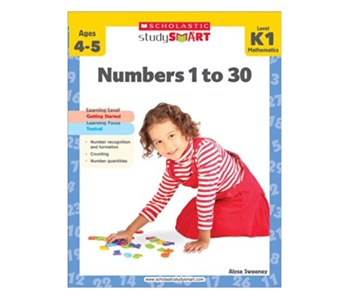 Study Mart Level K1 Numbers 1 to 30 Published By Scholastic Publications - Zoom Image