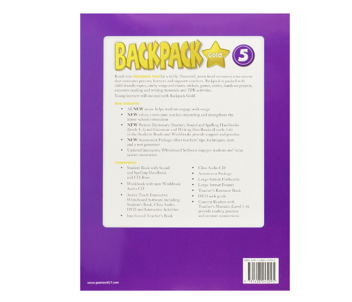 Backpack Gold 5 Student Book and CD ROM - Zoom Image 2