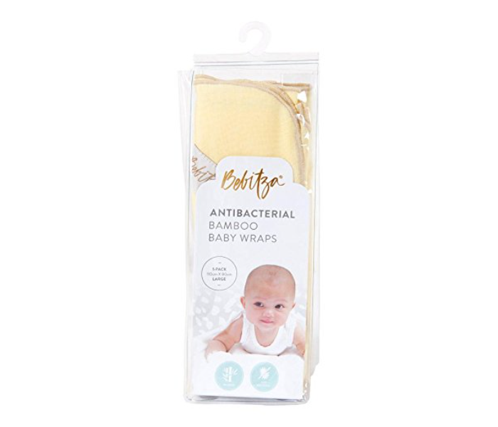 Bebitza Antibacterial Baby Wrap - Yellow - Zoom Image