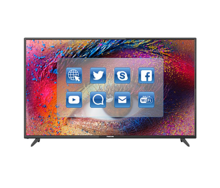 Nikai UHD50SLED2 50 Inch Ultra HD Android Smart LED TV - Black - Zoom Image 1