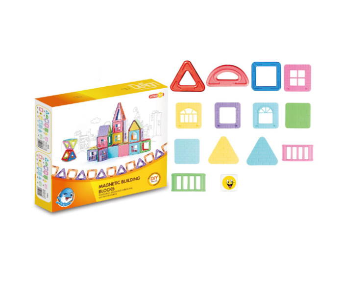 Brytostore BHT336622 67 Pieces Magnetic Slice Of Building Blocks for Kids - Zoom Image