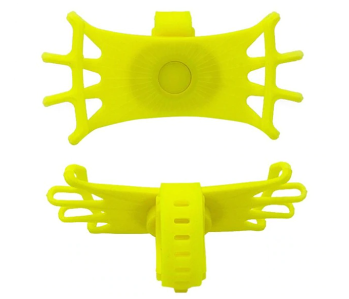 Mobile Phone Holder For Bicycle And Scooters - Yellow - Zoom Image