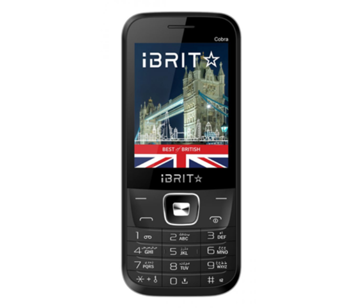 Ibrit Star Cobra 2.8 inch Dual SIM Cellphone - Black - Zoom Image 1