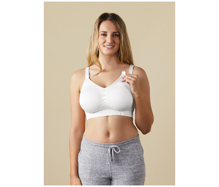 Bravado The Body Silk Seamless Nursing Bra Extra Large - White - Zoom Image 3