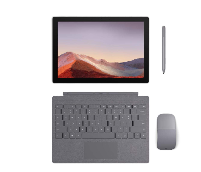 Microsoft Surface Pro 7 PVR00021 12.3 Inch Intel Core i5 Processor 8GB RAM 256GB SSD Intel Iris Plus Graphics Windows 10 Home - Black   - Zoom Image 4