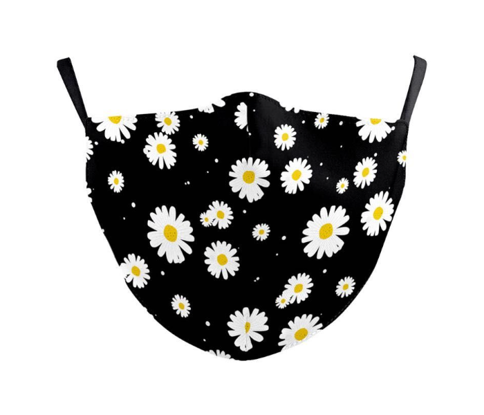 TMH-075 Washable Cloth Daisy Face Mask - Zoom Image