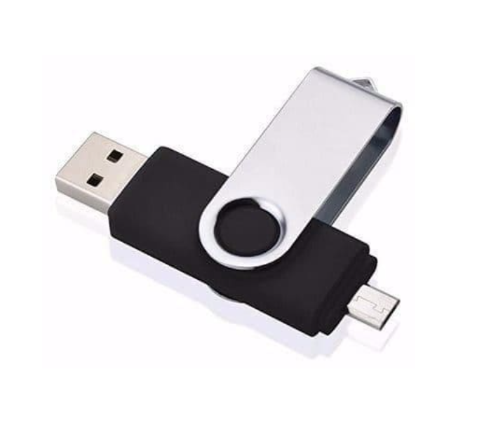 IPOS 32GB Flash Drive - Black and Silver - Zoom Image