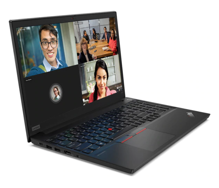 Lenovo ThinkPad E15 20RD0005AD 15.6 inch FHD Intel Core i5-10210U 4GB DDR4 RAM 1TB HDD Intel HD Graphics Arabic Keyboard with NumPad Windows 10 Pro 64 - Black - Zoom Image 3