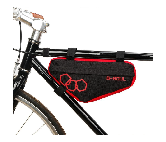 OEM Waterproof Triangle Mountain Bike Bicycle Frame Front Tube Bags - Red - Zoom Image 1