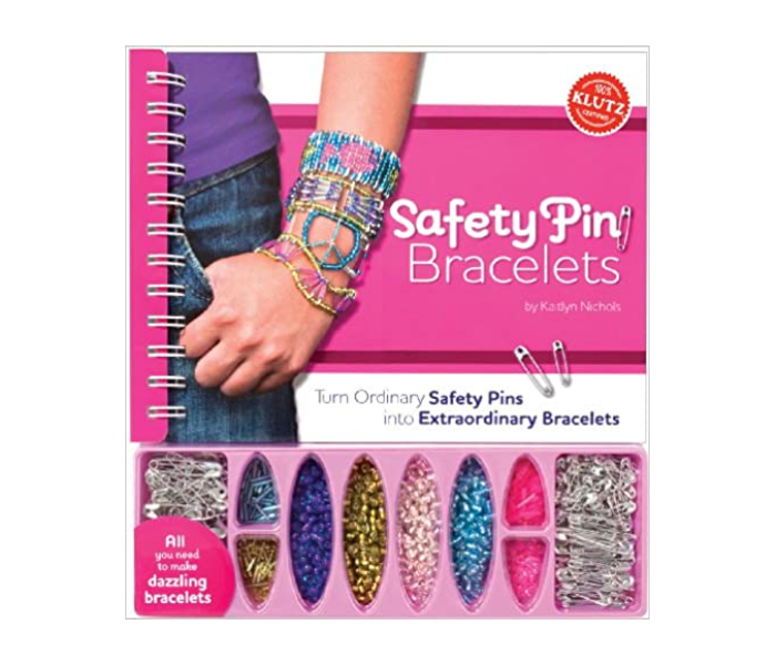 Safety Pin Bracelets Book Published by Scholastic - Zoom Image