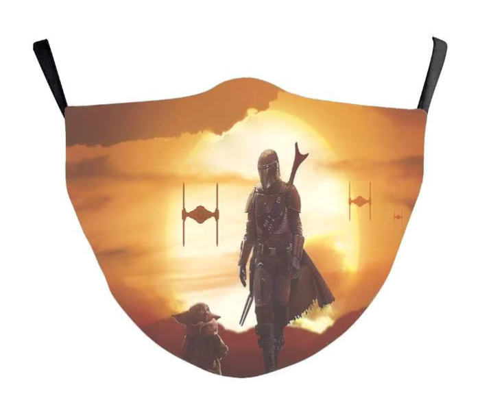 TMH-153 Star Wars Mandalorian Washable Kids Cloth Face Mask - Zoom Image