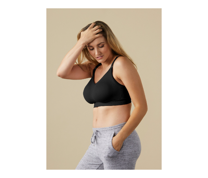 Bravado The Body Silk Seamless Nursing Bra Extra Large - Black - Zoom Image 1