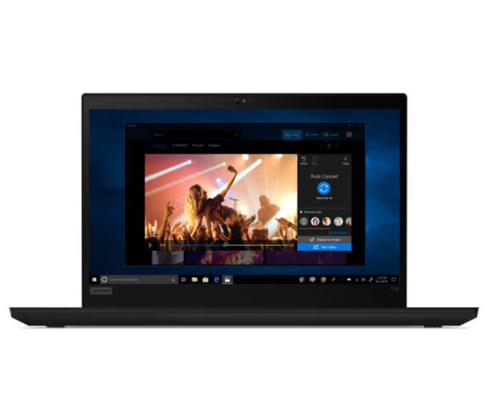 Lenovo ThinkPad T14 20S0002UAD 14 inch HD Intel Core i5-10210U 8GB DDR4 256GB SSD Intel HD Graphics Arabic Keyboard Windows 10 Pro 64 - Black - Zoom Image 2