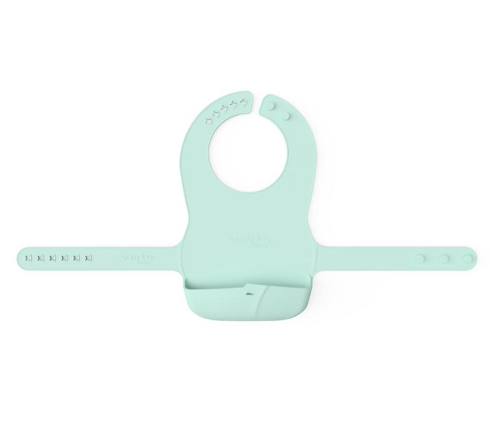 Everyday Baby Silicone Bib - Mint Green - Zoom Image 1