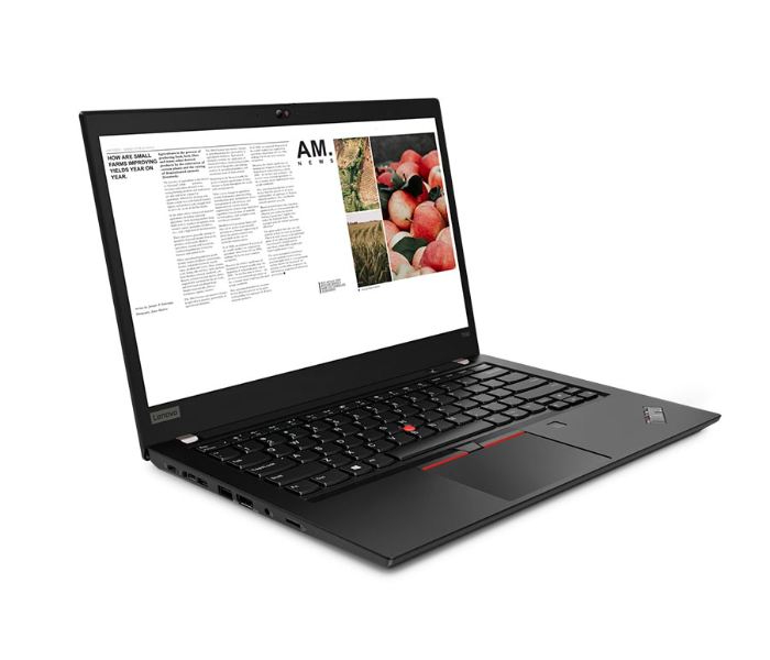 Lenovo ThinkPad T490 20N2000LAD 14.0 Inch FHD Intel Core i7-8565U Processor 16GB RAM DDR4 512GB SSD Arabic Keyboard Win10 Pro - Black - Zoom Image 3