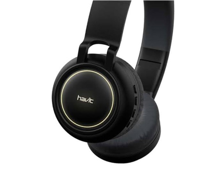 Havit HV-H2587BT Folding Design Bluetooth Headphone - Black - Zoom Image 3