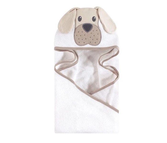 Hudson Baby Unisex Baby Cotton Dog Face Hooded Towel - Zoom Image