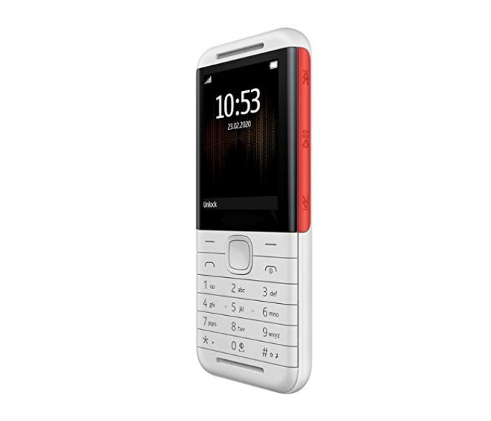 Kibosun 5310 Stylish Feature Dual Sim Phone Bluetooth FM Radio Torch Light  - White - Zoom Image 2