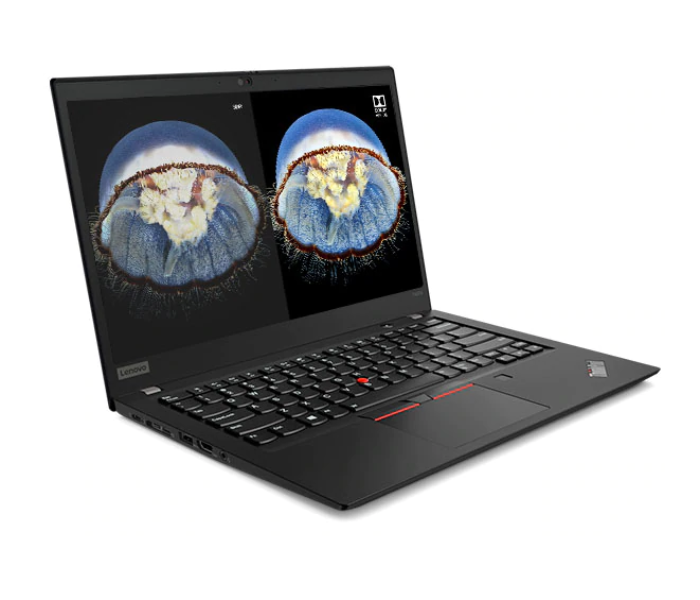 Lenovo ThinkPad T490s 20NX000HAD 14.0 Inch FHD Intel Core i7-8565U Processor 8GB RAM DDR4 512GB SSD Arabic Keyboard Win10 Pro - Black - Zoom Image 3