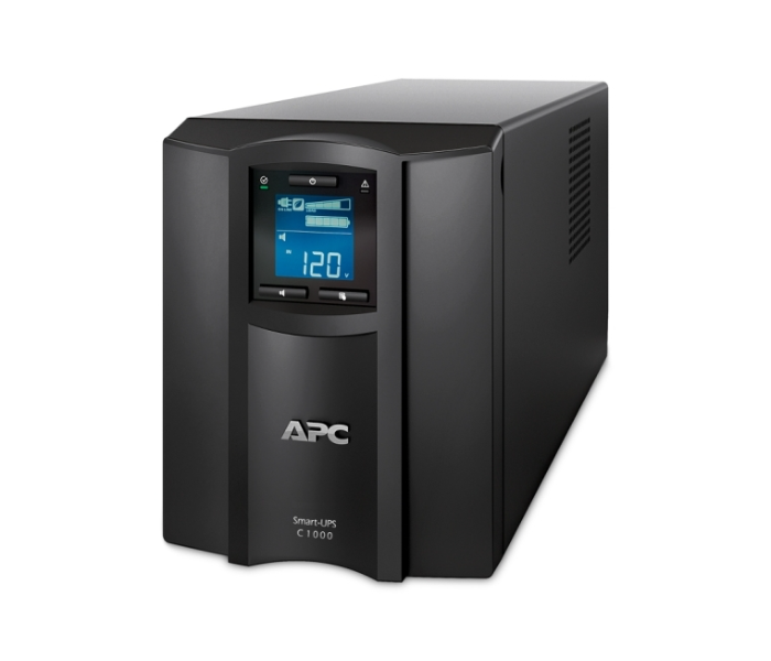 APC 1000VA 230V LCD Tower Smart-UPS with SmartConnect Port - Black - Zoom Image 1