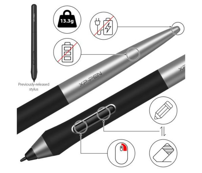 XP Pen Deco Pro Medium Graphic Tablet - Black - Zoom Image 4