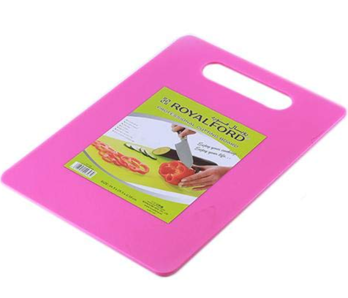 Royalford RF7325 Plastic Cutting Board - Pink - Zoom Image