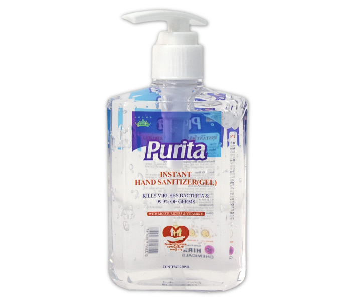 Purita Instant Hand Sanitizer with Moisturizers 250ml - Zoom Image