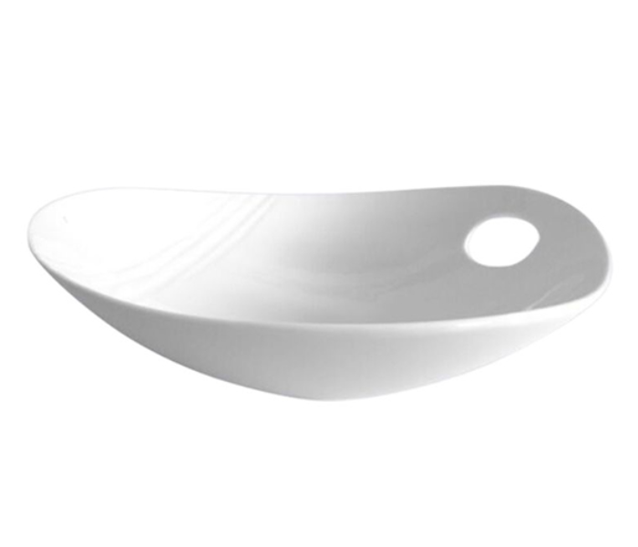 Royalford RF8439 11.5-inch Porcelain Serving Bowl - White - Zoom Image 5