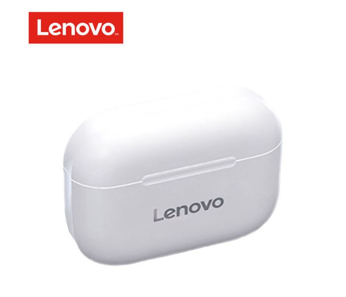 Lenovo LP40 BT True Wireless In-Ear Headphones - White - Zoom Image 1