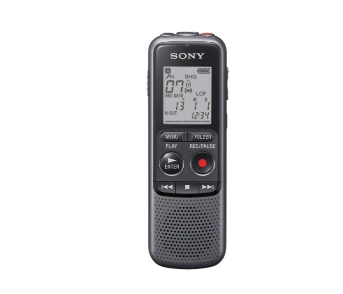 Sony ICD-PX240 PX Series Mono Digital Voice Recorder - Black - Zoom Image 1