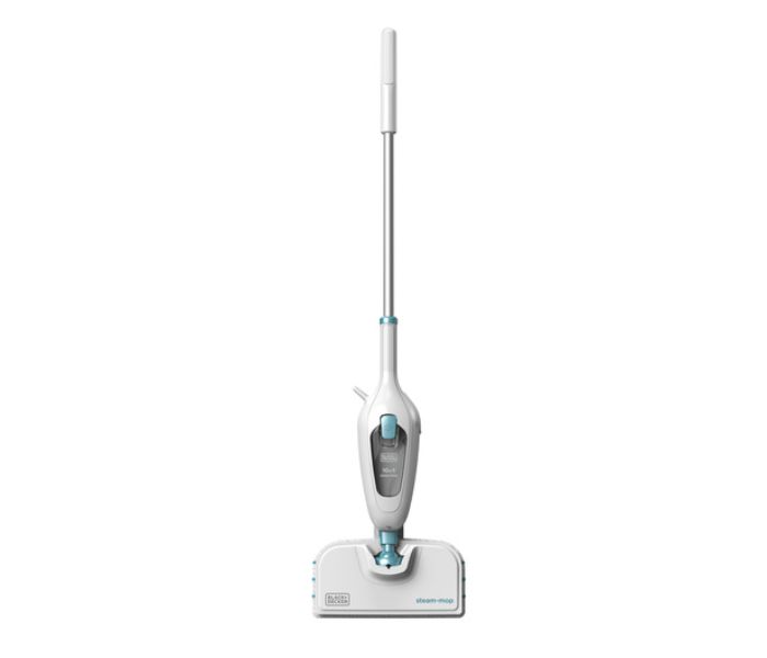 Black and Decker FSMH13E10-B5 1300W Steam Mop Cleaner - White and Blue - Zoom Image 1