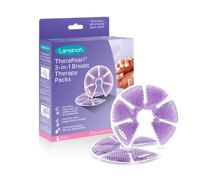 Lansinoh Pack of 2 TheraPearl Breast Therapy - Violet - Zoom Image