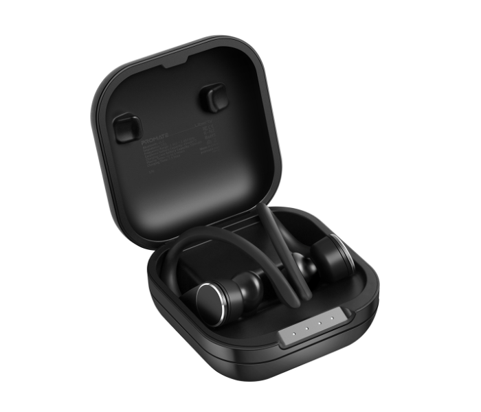 Promate Liberty True Wireless Earphones - Black - Zoom Image 1