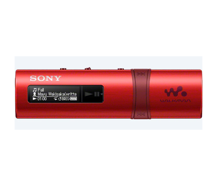 Sony NWZ-B183F Walkman With Built-In USB - Red - Zoom Image