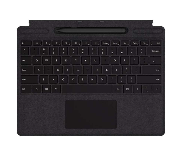 Microsoft Surface Pro X QJV-00014 Signature English Arabic Keyboard with Slim Pen - Black - Zoom Image