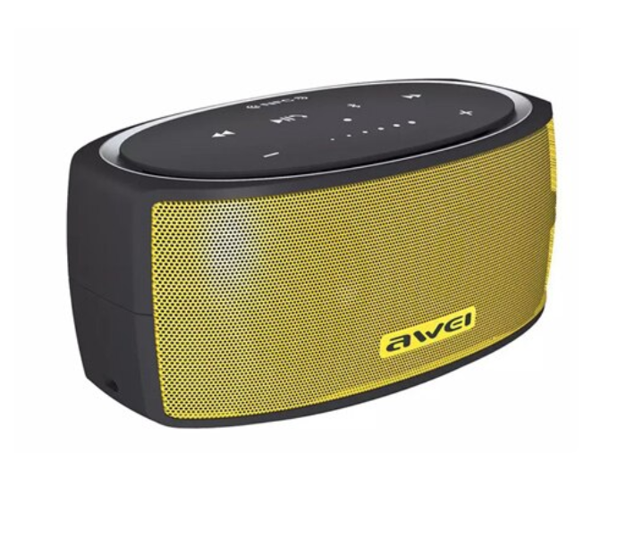 Awei Y210 Touch Portable Wireless Bluetooth Speaker - Black and Yellow - Zoom Image 3