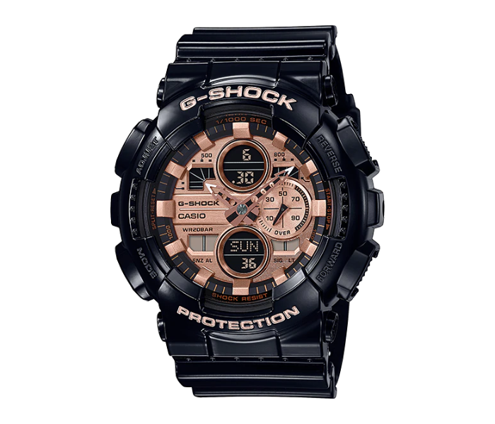 Casio GA-140GB-1A2DR G-Shock Special Color Model Analog Digital Watch - Black and Gold - Zoom Image 1