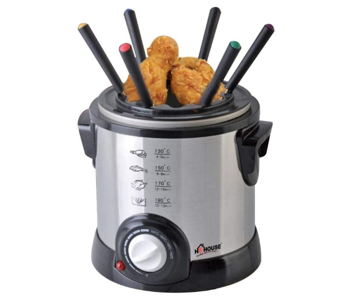 Mini Deep Fat Chip Fryer - Silver - Zoom Image 3