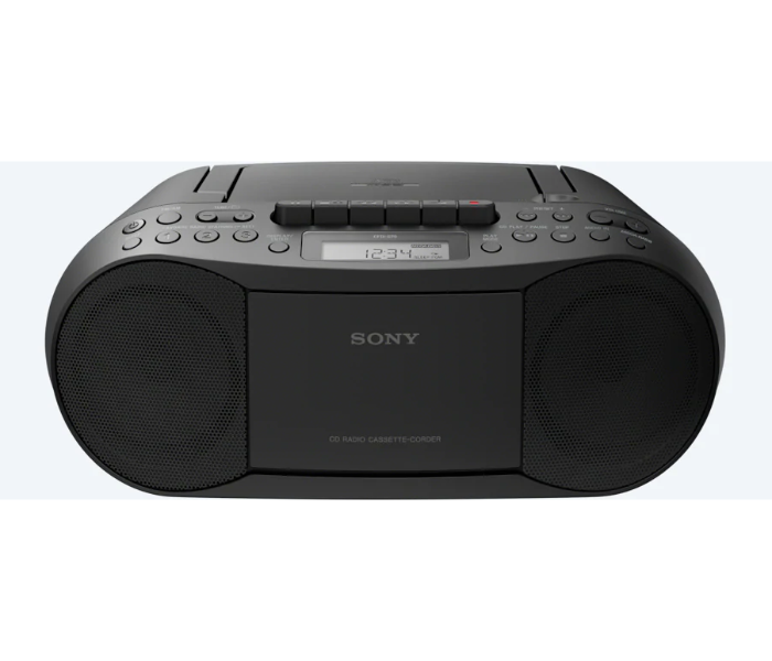 Sony CFD-S70 Cassette Boombox With Radio - Black - Zoom Image 1