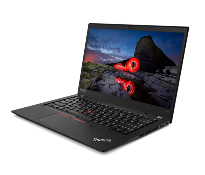 Lenovo ThinkPad T490s 20NX000HAD 14.0 Inch FHD Intel Core i7-8565U Processor 8GB RAM DDR4 512GB SSD Arabic Keyboard Win10 Pro - Black - Zoom Image 2