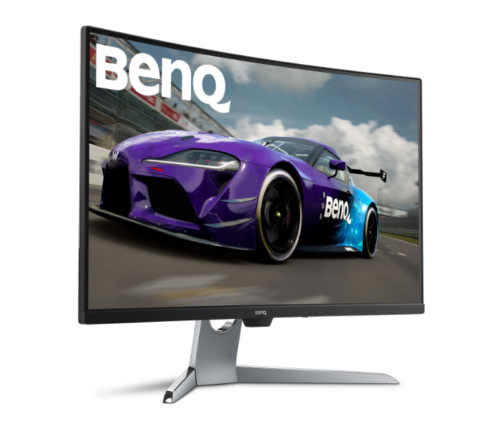 BenQ EX3203R 31.5 Inch,144Hz 2K QHD HDR Curved Gaming Monitor for Sim Racing - Black and Silver - Zoom Image 2