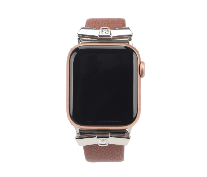 Promate SCEPTER-38ML 38mm Leather Watch Strap for Apple Watch Series - Brown - Zoom Image 3