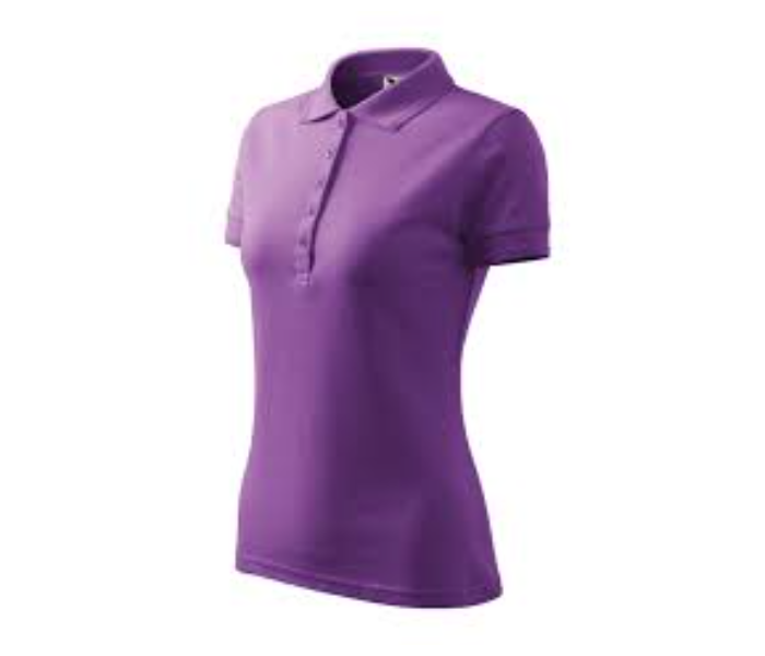 Nafoura Medium Polo T Shirt for Women - Purple - Zoom Image