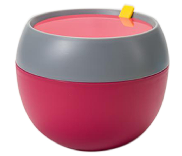 Royalford RF8708 2 Layer Fashion Insulated Round Lunch Box - Pink & Grey - Zoom Image 4