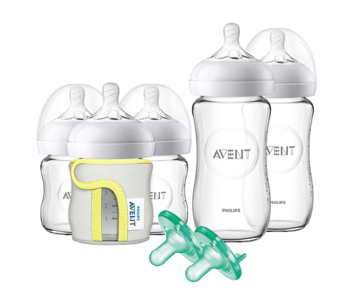 Philips Avent  SCD201-01 Natural Glass Bottle Baby Gift Set - Clear - Zoom Image