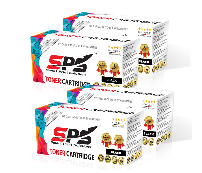 SPS Laser Toner Cartridge Set of 4 Pack Q7570A 70A for HP LaserJet Printer - Black - Zoom Image