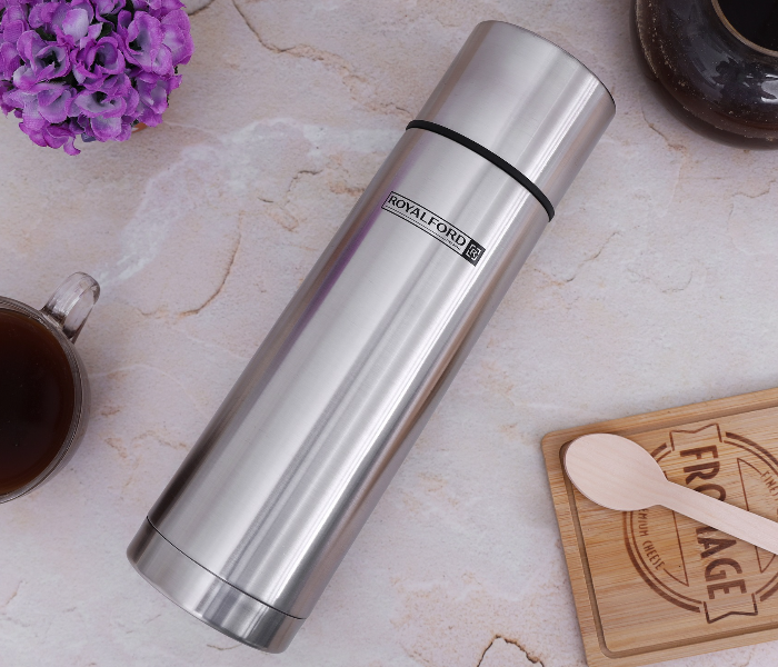 Royalford RF9782 1000 ML Stainless Steel Vacuum Bottle -  Silver - Zoom Image 4