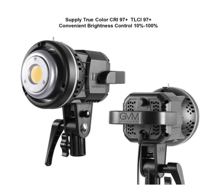 GVM LS-P80S-2D Daylight-Balanced LED Video Soft Light Kit with Filters - Black - Zoom Image 7