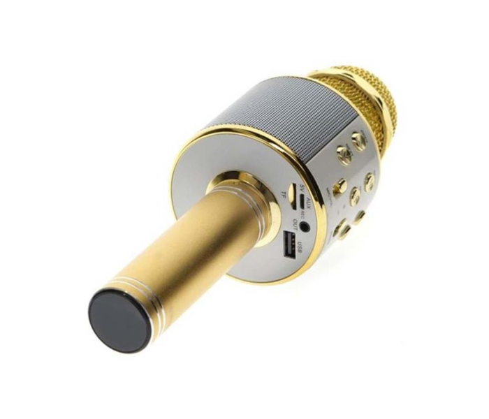 Bluetooth Karaoke Microphone - Gold and Silver - Zoom Image 2