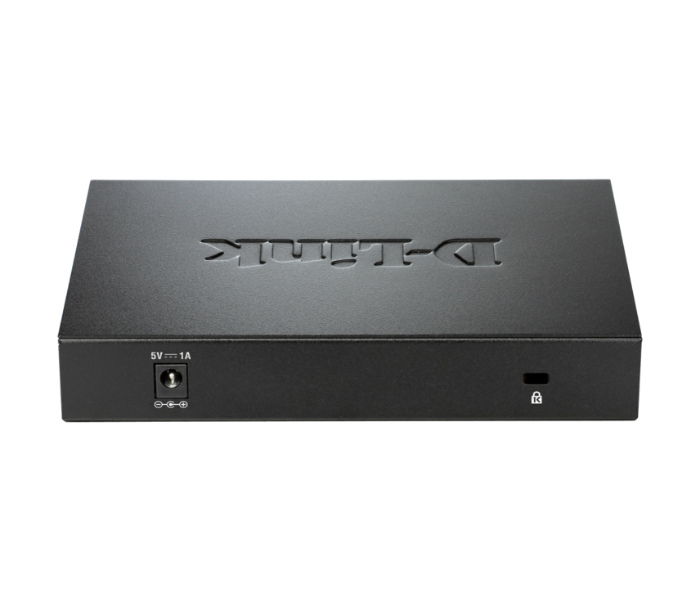 D Link DGS 108 8 Port Gigabit Desktop Switch - Black - Zoom Image 3